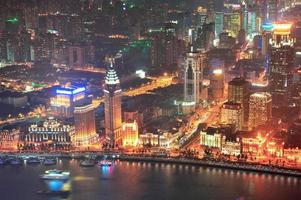 Blick auf die Stadt Shanghai foto
