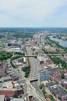 blick auf die stadt boston foto