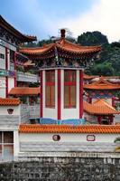 Blick auf den chinesischen Tempel foto