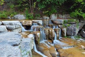 Wasserfall im Wald foto