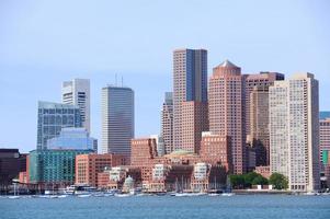 blick auf die stadt boston foto