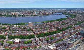 Blick auf die Skyline von Boston foto