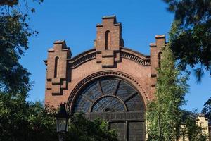 Gebäudefassaden von großem architektonischem Interesse in der Stadt Barcelona - Spanien foto