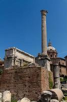 römische ruinen in rom, forum foto