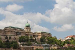 historischer königspalast in budapest foto