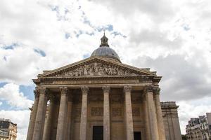 das pantheon gebäude in paris foto