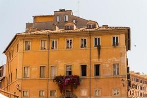 Rom, Italien. typische architektonische Details der Altstadt foto