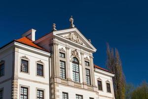 Museum von Friedrich Chopin. barockpalast in warschau. berühmter niederländischer architekt tylman van gameren. foto