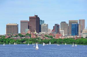 Blick auf die Skyline von Boston foto