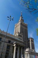 Palast der Kultur und Wissenschaft, Warschau, Polen foto