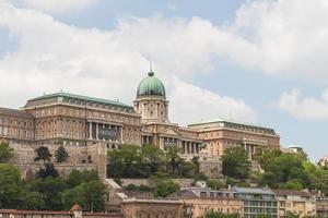 historischer königspalast in budapest foto