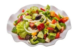 leckerer griechischer salat foto