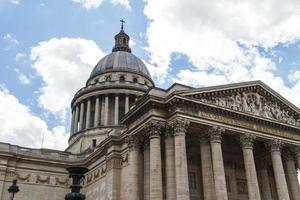 das pantheon gebäude in paris foto