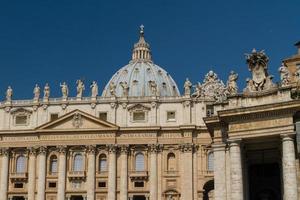 basilica di san pietro, vatikanstadt, rom, italien foto