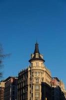 Gebäudefassaden von großem architektonischem Interesse in der Stadt Barcelona - Spanien foto