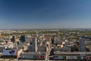 Warschauer Skyline mit Warschauer Türmen foto