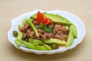 Thunfisch und Avocado foto