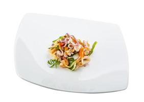 asiatischer Meeresfrüchtesalat foto