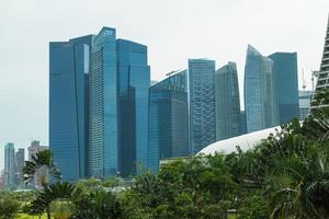 Gebäude in der Skyline von Singapur foto