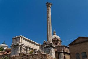 römische ruinen in rom, forum foto