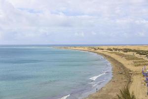 Meeresküste in Maspalomas foto