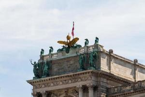 heldenplatz in der hofburg, wien, österreich foto