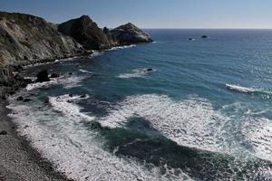 schöne aussicht entlang des berühmten Highway 1 in kalifornien, usa foto