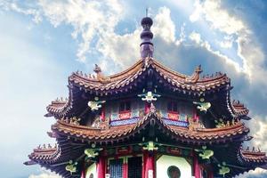 Vintage Pavillon im taiwanesischen Stil. foto