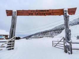 roysane vestland norwegen 2015 vik skisenter, roysane, norwegen. wunderbarer Einstieg in die Pisten im Winter. foto