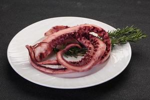 leckere Oktopus-Tentakel foto