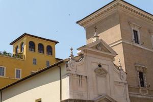 Rom, Italien. typische architektonische Details der Altstadt foto