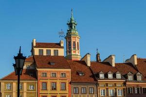 Schlossplatz in Warschau, Polen foto