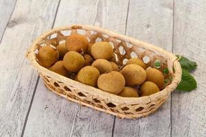 Longan aus tropischen Früchten foto