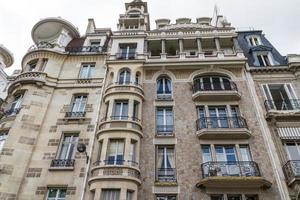 schöne pariser straßenansicht paris, frankreich europa foto
