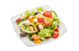 leckerer griechischer salat foto