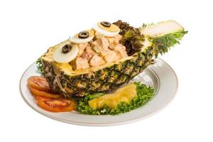 Ananas-Hähnchen-Salat foto