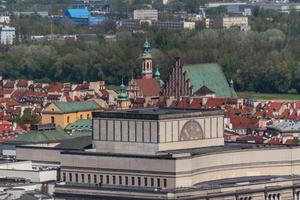 Warschauer Skyline mit Warschauer Türmen foto