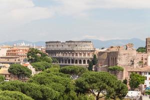 Kolosseum von Rom, Italien foto