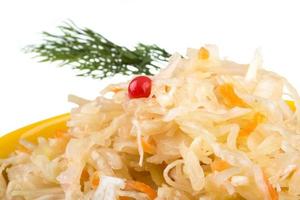 Sauerkraut - russisches Nationalgericht foto