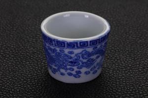 leere chinesische teetasse foto