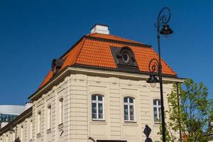 Stadtzentrum von Warschau, Polen foto