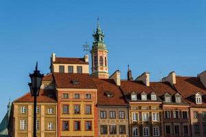 Schlossplatz in Warschau, Polen foto