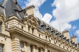 die sorbonne oder universität von paris in paris, frankreich. foto