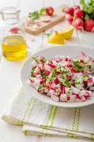 Radieschen Frühlingssalat mit Kräutern foto