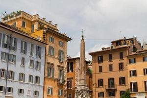 Rom, Italien. typische architektonische Details der Altstadt foto