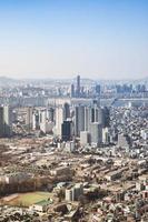 Innenstadt Stadtbild von Seoul. foto