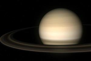 Planet Saturn - Sonnensystem foto
