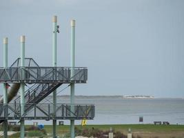 Dornumersiel an der deutschen Nordseeküste foto