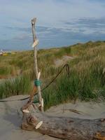 der strand der deutschen insel juist foto