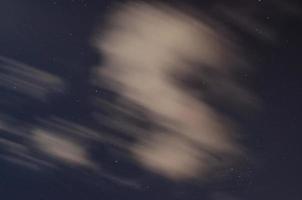 schnelle Wolken und Sterne foto